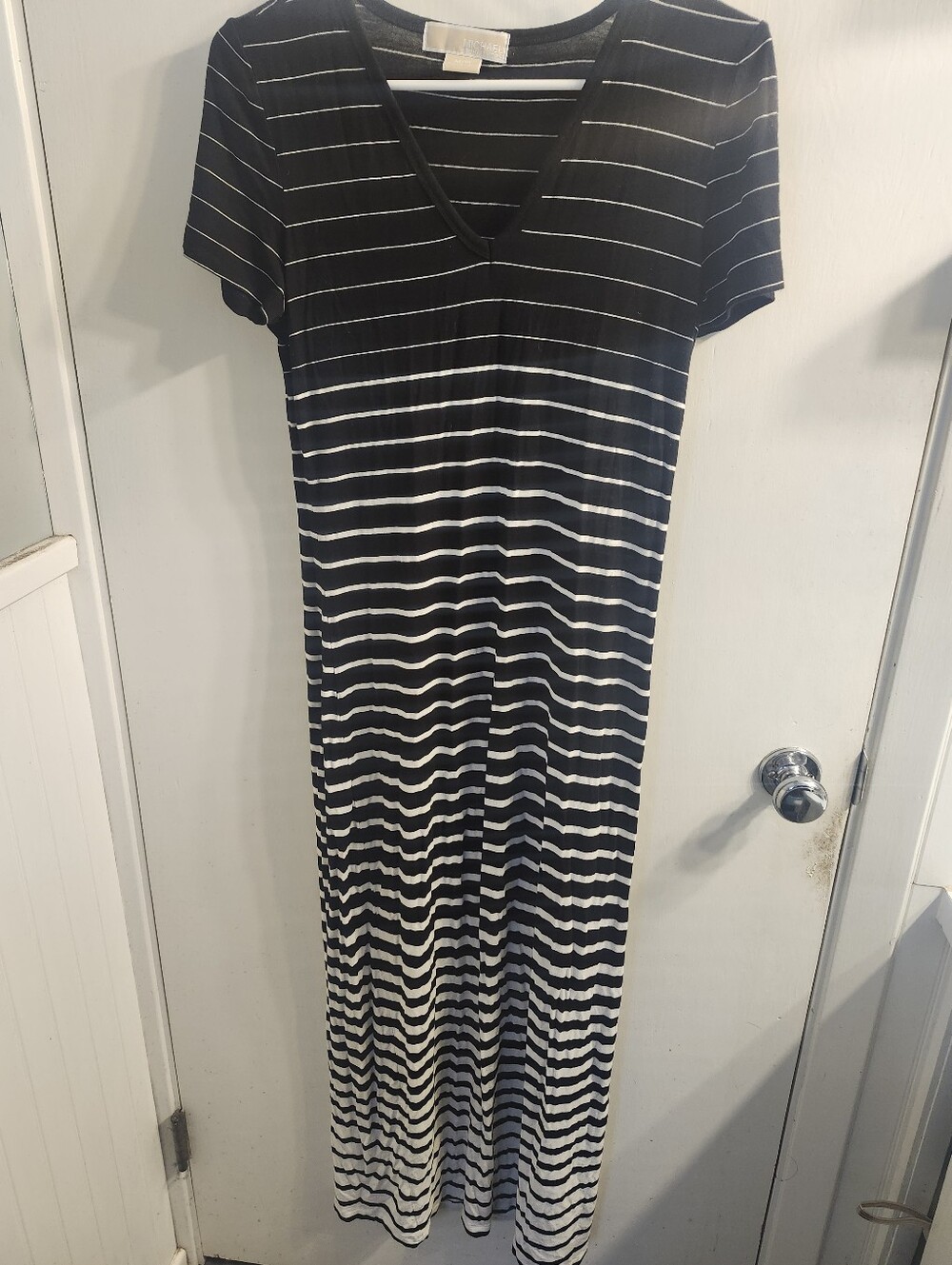 Michaels Black & White Striped Top